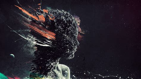 Adobe Photoshop Artwork Smoke Women Face Fantasy Art Abstract Digital