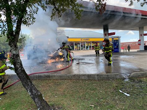 Photos Truck Completely Destroyed In Gas Station Fire In Downtown