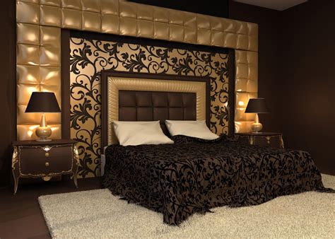 Besides good quality brands, you'll also find plenty of discounts when you shop for luxury bedroom set during big sales. Wonderful Black and Gold Bedroom Ideas | atzine.com