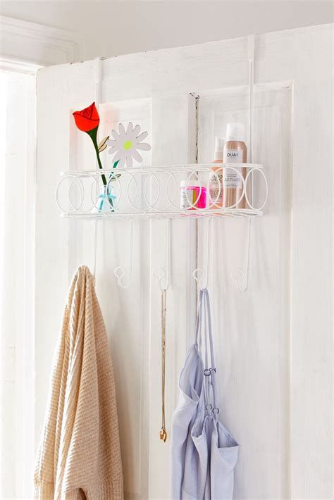 Kayleigh Over The Door Multi Hook Shelf Urban Outfitters Apartment