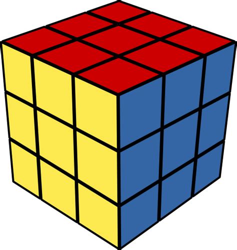 Check out our rubik's cube png selection for the very best in unique or custom, handmade pieces from our shops. Rubic Cube Clip Art at Clker.com - vector clip art online ...