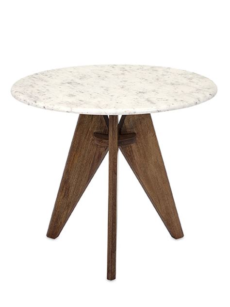Mcm Marble Side Table Brickell Collection Modern Furniture