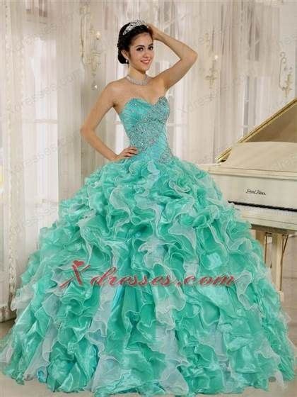 Find new and preloved aqua green items at up to 70% off retail prices. Cool aqua green quinceanera dresses | Turquoise ...