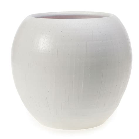 London White Ceramic Pot Collection Moss Manor