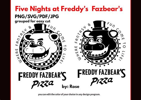 Fnaf Fazbear S Pizza Svg Png Digital Files Lupon Gov Ph Hot Sex Picture