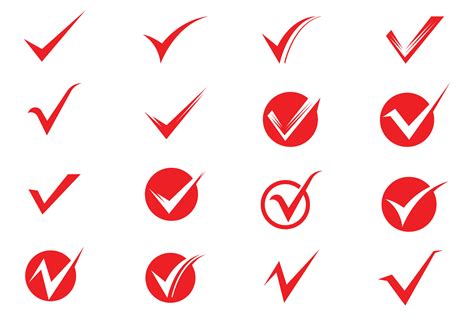Red Check Mark Icon Png And Svg Vector Free Download