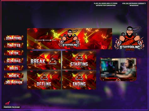 Naruto Theme In A Full Twitch Overlay Package By Phsgraphix On Dribbble