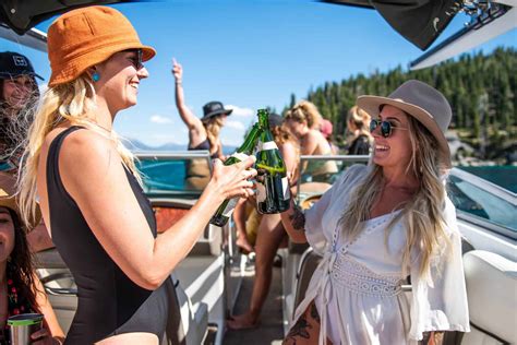 The Best Bachelorette Party On Lake Tahoe Rent A Boat Lake Tahoe