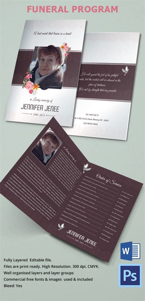 View similar images… background with lace dark square vector. 31+ Funeral Program Templates - Free Word, PDF, PSD ...