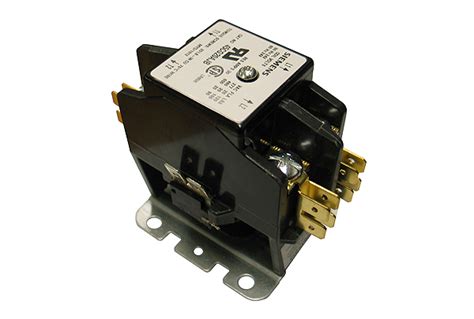 Contactor Double Pole 24vac 30 Amp Hcc 2xq00aac