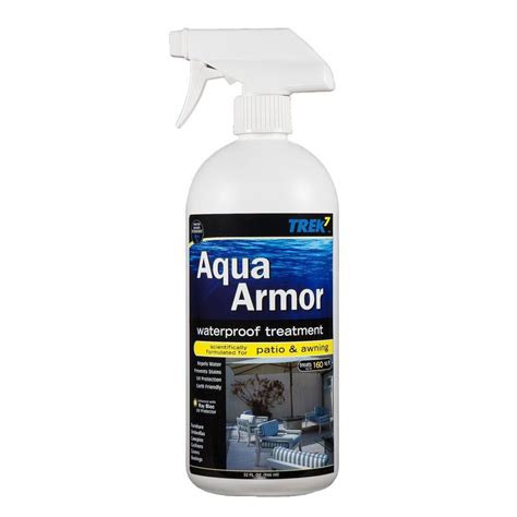 The outdoor/indoor boat adhesive works best for pontoon boats that have marine plywood flooring. Trek7 Aqua Armor 32 oz. Fabric Waterproofing Spray for ...