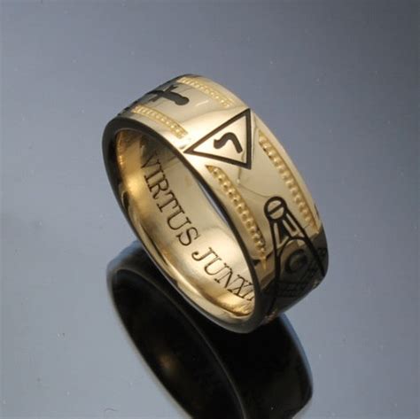 Get the best deals on men's masonic rings. Handmade Masonic Ring in 14k Gold ~ Vintage Style 024 ...