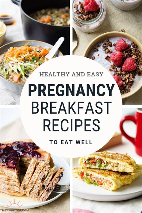 You will find pregnancy smoothies, oatmeal recipes, egg recipes and so many more healthy breakfast ideas for pregnancy! Pregnancy Breakfast Ideas - Healthy Recipes | The Worktop