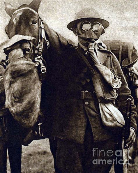 Wwi Gas Masks On British Soldier Greeting Card For Sale By Science Source