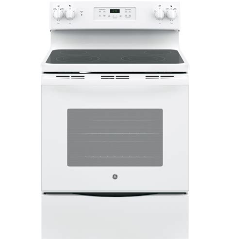 Ge Appliances Jb645dkww 30 Freestanding Electric Range White