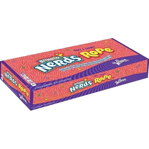 Wonka Nerds Nes17289 Rope Candy 092 Oz Box 717015 Zoro