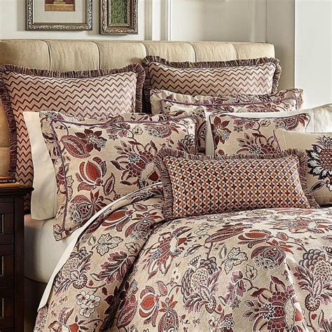 Croscill Lauryn Multi 4 Piece Comforter Set Bed Comforter Sets