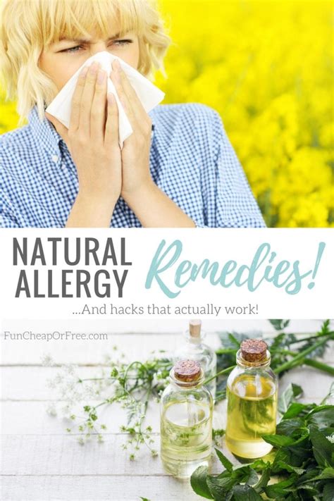 Natural Allergy Remedies Beat Those Fall Allergies Fun Cheap Or Free