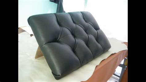 Diamond Tufting Designs Leather Upholstery Youtube