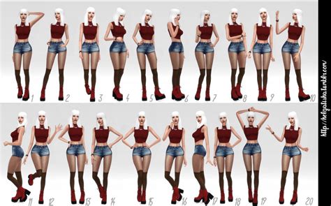 Ts4 Model Poses 16 Pose Pack And Cas Download Simfileshare Cloud Hot Girl