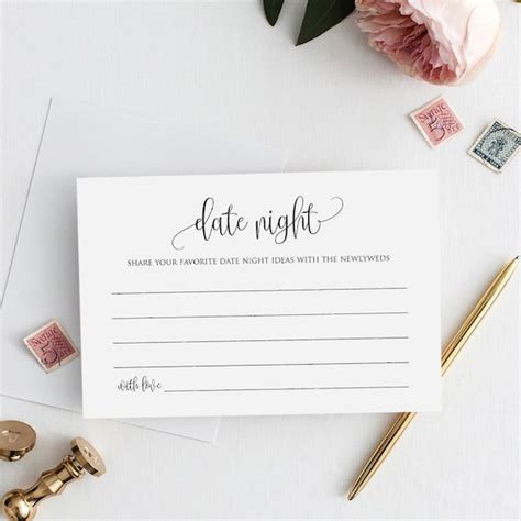 Date Night Cards Date Night Ideas Printable Date Night Ideas Etsy