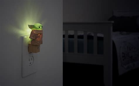 Star Wars Led Night Light Baby Yoda Figure Plug In Dusk