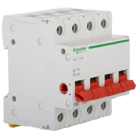 Schneider Acti 9 100 Amp 4 Pole Mcb Isolator — Unigulf Supply