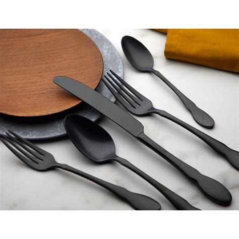 Gourmet Settings Birch 20 Piece 1810 Stainless Steel Flatware Set