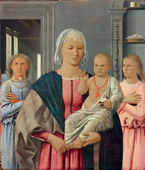 Madonna Del Corallo O Madonna Di Senigallia Piero Della Francesca