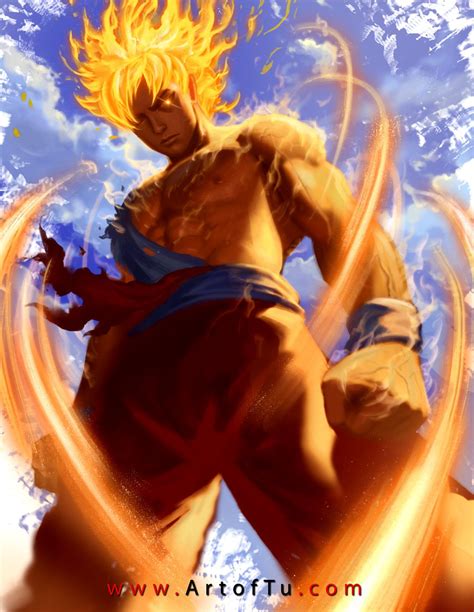 Super Saiyan Goku Tu Bui On Artstation At