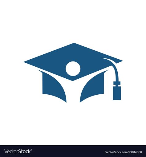 Student Logo Graduation Logo Royalty Free Vector Image