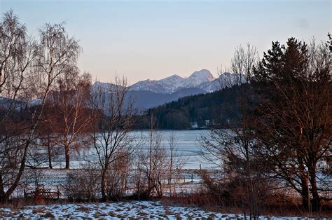 Bavariaweyarnseehammer Lakeabendstimmungfree Pictures Free Image