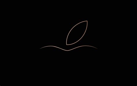 Download Apple Logo Outline Macbook Air Wallpaper