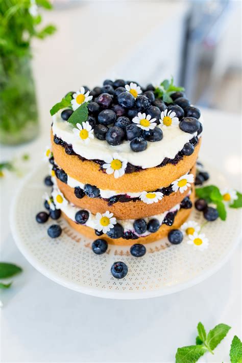 Blueberry Layered Cake Blueberry Org