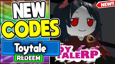All New Secret Update Codes In Toytale Roleplay Roblox Toytale Roleplay Codes Youtube