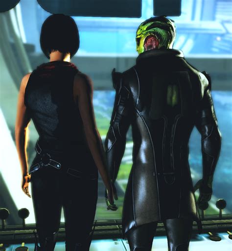 Mass Effect Thane Krios Commander Shepard Mass Effect Obsession