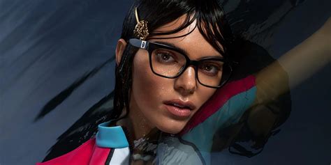 Versace Spring 2021 Eyewear Ad Campaign Featuring Kendall Jenner Les FaÇons