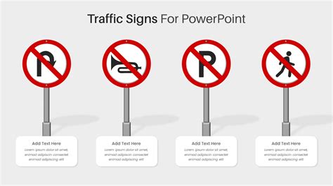 Free Road Street Sign Powerpoint Template
