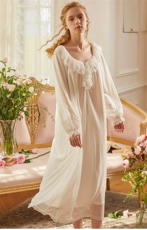 Vintage Nightgown For Women Edwardian Nightgown White Etsy