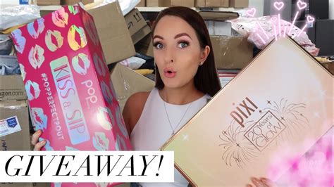 Huge Pr Unboxing And Giveaway Youtube