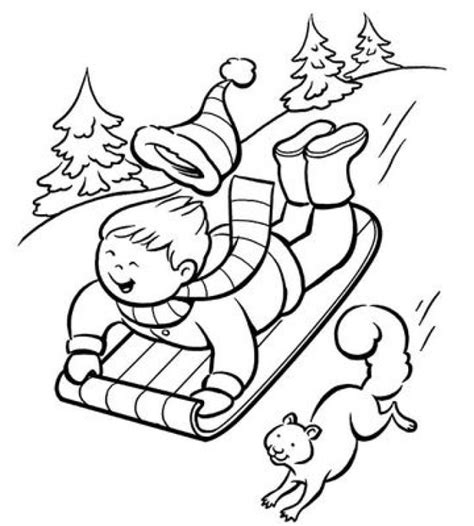 20 Free Printable Winter Coloring Pages