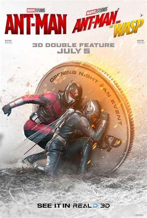 Ant Man And The Wasp Double Feature Poster Revealed