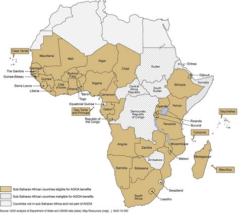 This is a list of african countries and dependent territories sorted by population, which is sorted by normalized demographic projections from the most recently available census or demographic data. Figure 1: Map of Sub-Saharan African Countries Eligible fo ...
