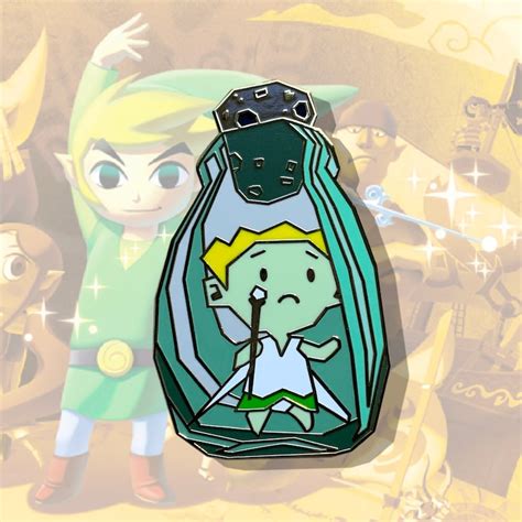 Legend Of Zelda Windwaker Fairy Bottle 15 Hard Enamel Etsy