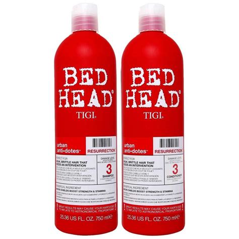 Buy Tigi Bed Head Duo Urban Antidotes 3 Resurrection Shampooing 750 Ml