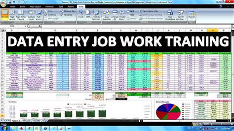 Employers who were asked this question. Data Entry & Office Work Training For Job In Excel In ...