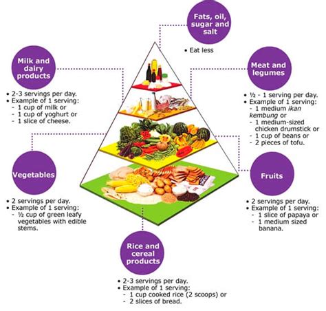 Malaysian food pyramid is a simple guide for individuals to vary their foods intake according to the total daily food serving recommended. PediaSure