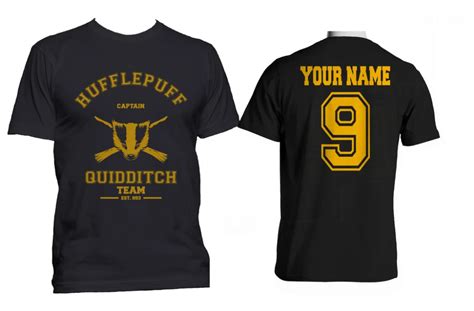 Customize Old Hufflepuff Captain Quidditch Team Men T Shirt Tee Pa