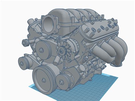 Stl File Chevy Camaro Ls3 Engine 🚗・3d Print Design To Download・cults