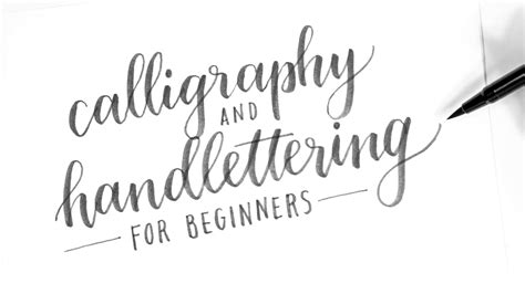 Calligraphy And Hand Lettering For Beginners